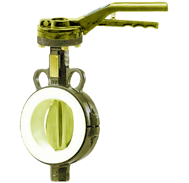 BUTTERFLY VALVE WAFER IRON CAST